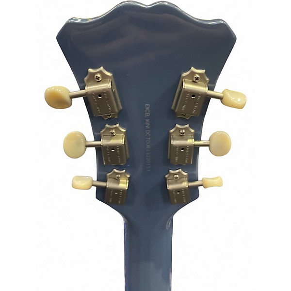 Used D'Angelico EX DC TOUR SLATE BLUE Hollow Body Electric Guitar