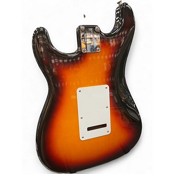 Used 2000s Fender Standard Stratocaster 3 Color Sunburst Solid Body Electric Guitar
