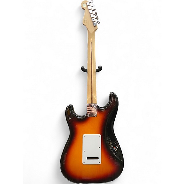 Used 2000s Fender Standard Stratocaster 3 Color Sunburst Solid Body Electric Guitar