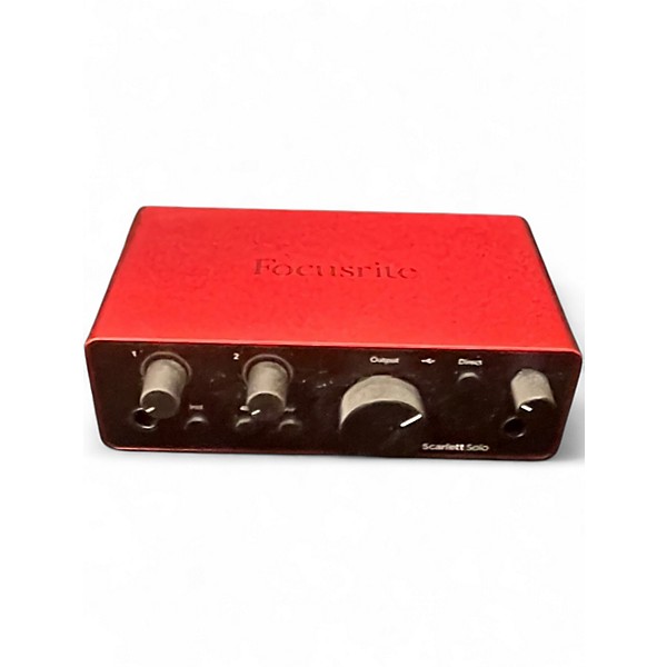 Used Focusrite Scarlett solo gen 4 Audio Interface