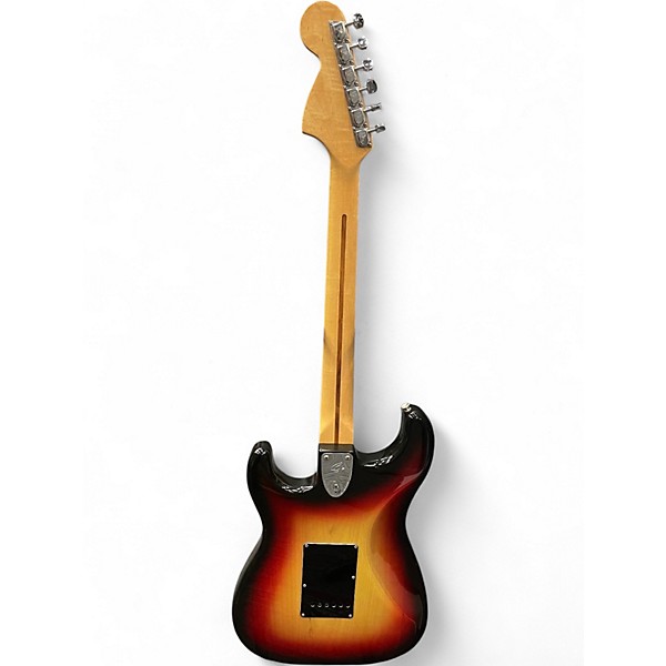 Vintage 1979 Fender Standard Stratocaster 3 Color Sunburst Solid Body Electric Guitar