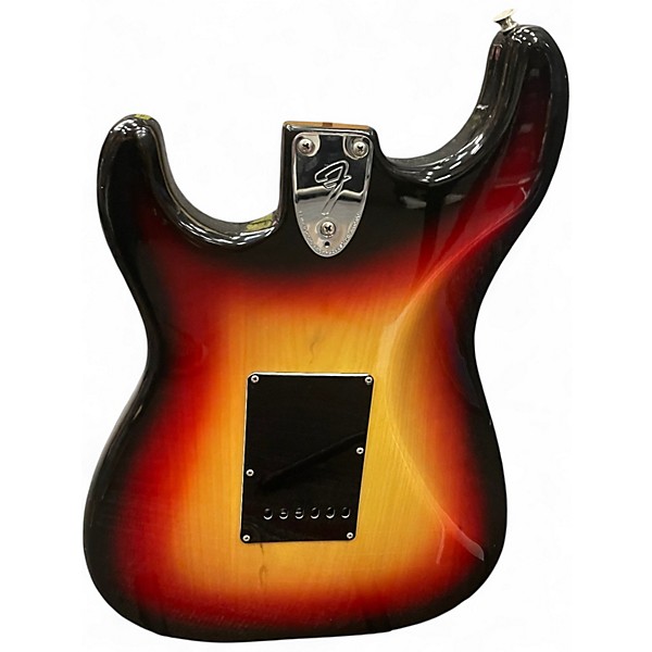 Vintage 1979 Fender Standard Stratocaster 3 Color Sunburst Solid Body Electric Guitar