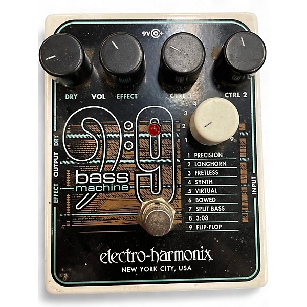 Used Electro-Harmonix BASS9 Bass Machine Bass Effect Pedal