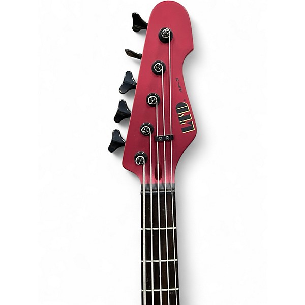 Used 2023 ESP LTD AP5 Wine Red Electric Bass Guitar