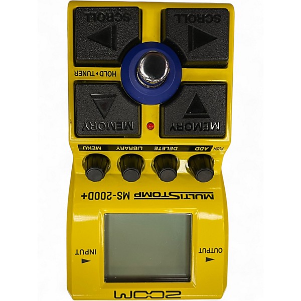 Used Zoom Multistomp MS200D+ Effect Processor