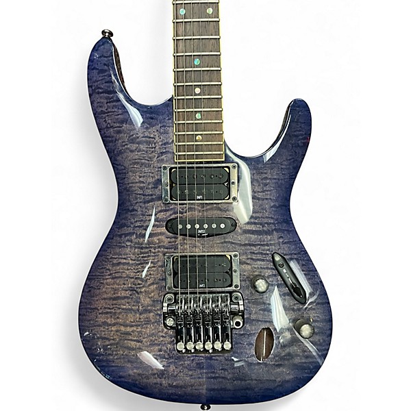 Used Ibanez S470 Trans Gray Solid Body Electric Guitar