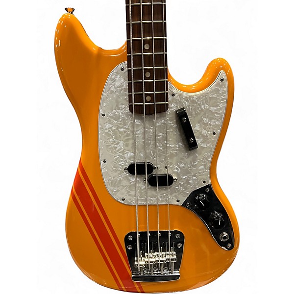 Used Fender VINTERA II '70s Competition Mustang Bass COMPETITION ORANGE Electric Bass Guitar