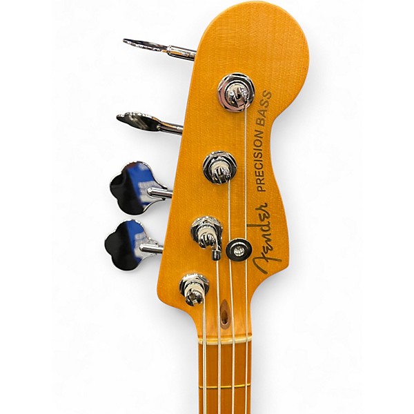 Used Fender American Ultra II Precision Bass 3 Color Sunburst Electric Bass Guitar