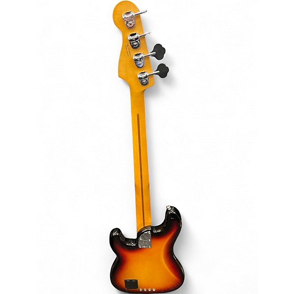 Used Fender American Ultra II Precision Bass 3 Color Sunburst Electric Bass Guitar