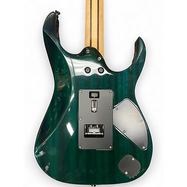 Used Ibanez JCRG20126 J Custom Left Handed Teal Electric Guitar