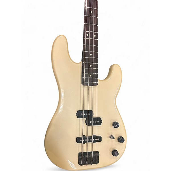 Used Fender Jazz Bass Special Pearl White Electric Bass Guitar
