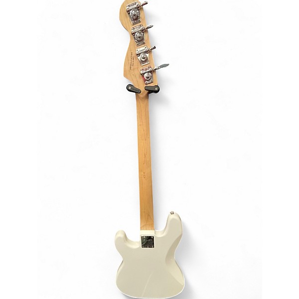 Used Squier Precision Bass Olympic White Electric Bass Guitar
