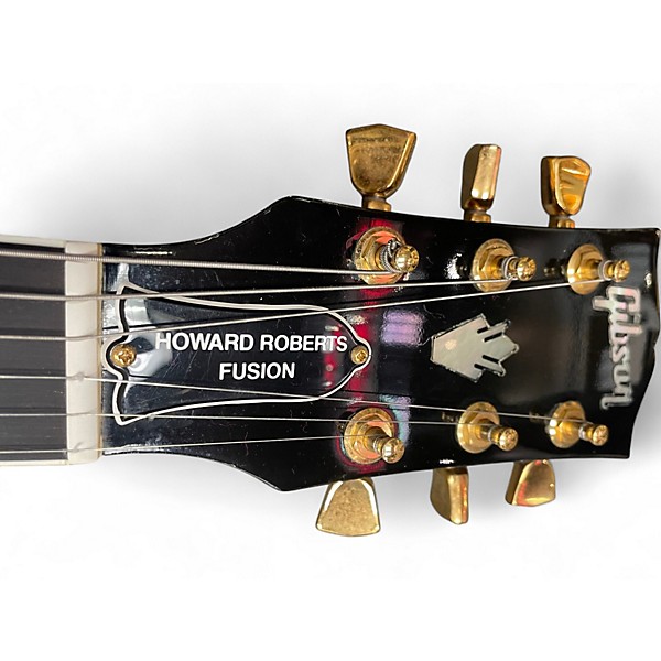 Vintage 1996 Gibson HOWARD ROBERTS FUSION Black Hollow Body Electric Guitar