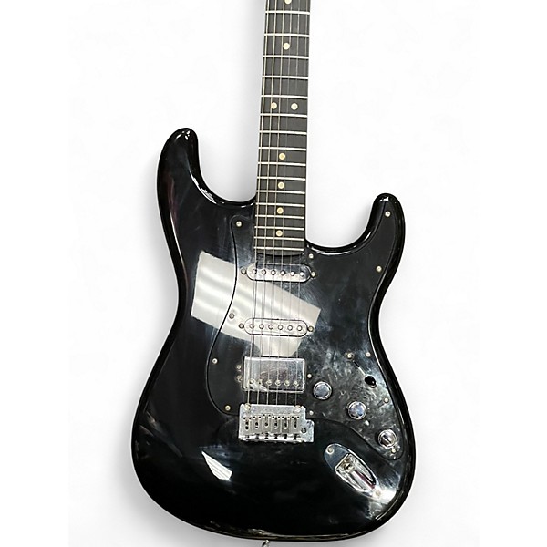 Used Fender Limited Edition Player Stratocaster Ebony Solid Body Electric Guitar