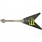 Used Schecter Guitar Research Diamond Monster Flying V Black Solid Body Electric Guitar thumbnail