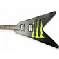 Used Schecter Guitar Research Diamond Monster Flying V Black Solid Body Electric Guitar