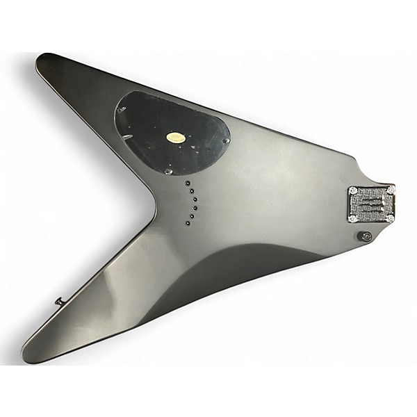 Used Schecter Guitar Research Diamond Monster Flying V Black Solid Body Electric Guitar