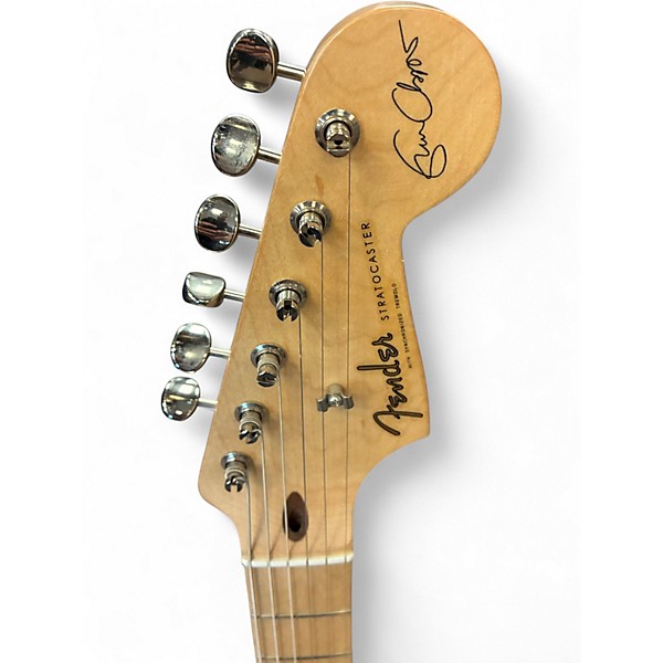 Used Fender eric clapton signature stratocaster Olympic White Solid Body Electric Guitar