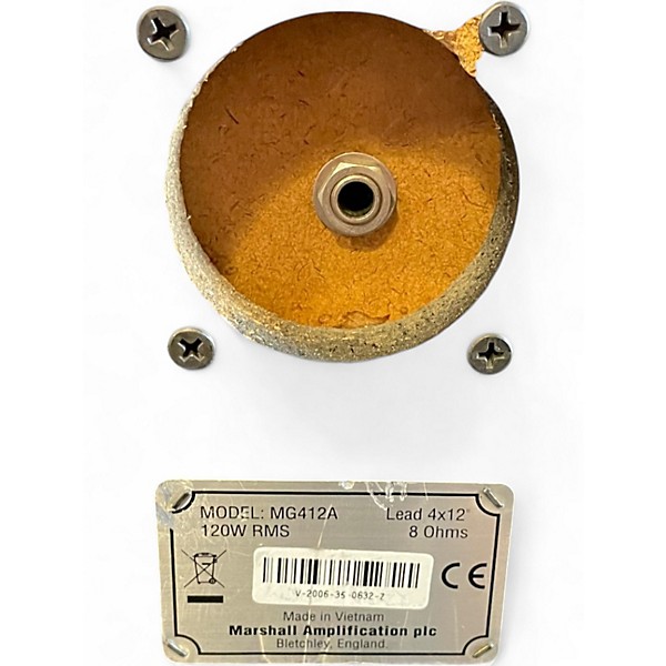 Used Marshall MG412A 4x12 120W Angle Guitar Cabinet