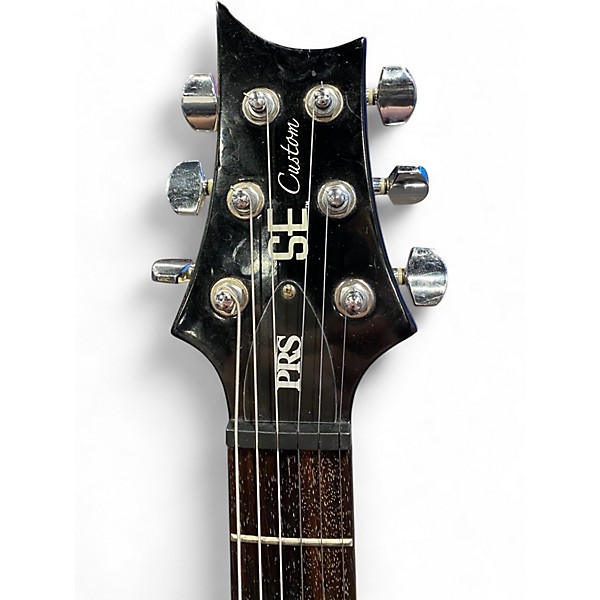 Used PRS SE Custom 22 Trans Black Solid Body Electric Guitar