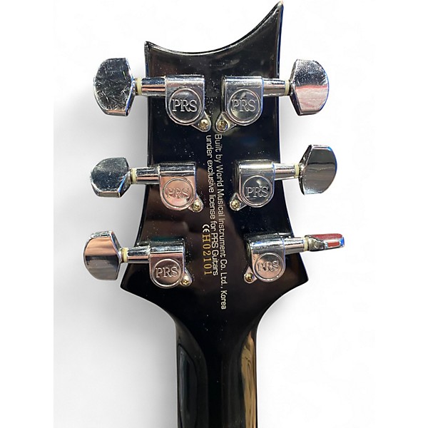 Used PRS SE Custom 22 Trans Black Solid Body Electric Guitar