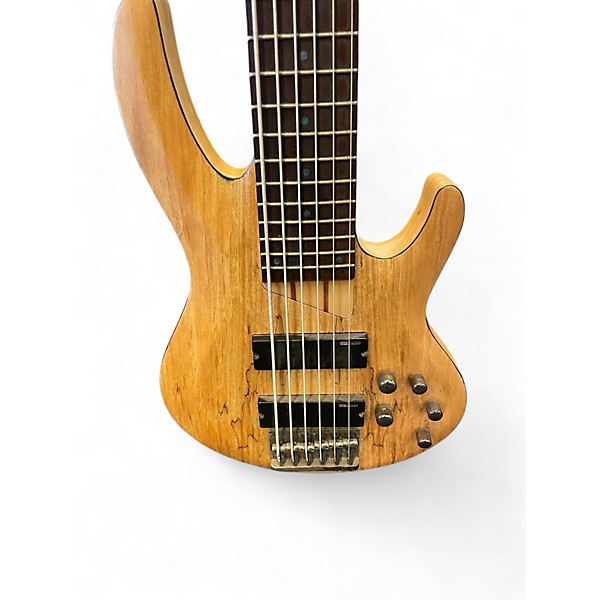 Used ESP B206 6 String Natural Electric Bass Guitar