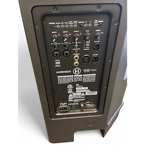 Used Harbinger V3415 Powered Speaker