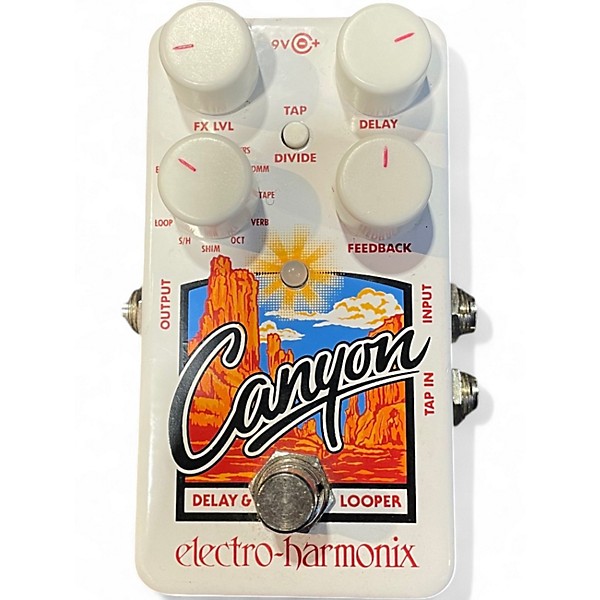 Used Electro-Harmonix Canyon Delay and Looper Effect Pedal
