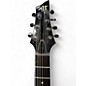 Used Schecter Guitar Research Hellraiser C7 7 String Black and Silver Solid Body Electric Guitar
