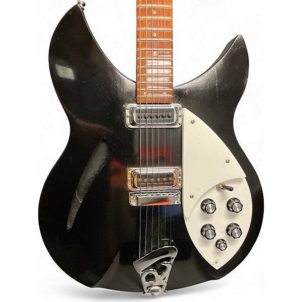 Used Rickenbacker 620 Black Solid Body Electric Guitar