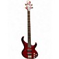 Used Ibanez Btb400 Trans Crimson Red Electric Bass Guitar