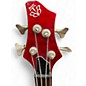Used Ibanez Btb400 Trans Crimson Red Electric Bass Guitar