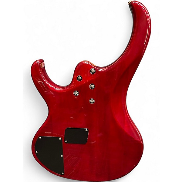 Used Ibanez Btb400 Trans Crimson Red Electric Bass Guitar