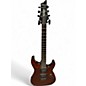 Used Schecter Guitar Research Gryphon Limited Edition Brown Solid Body Electric Guitar thumbnail