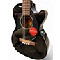 Used Fender CB60SCE BLACK Acoustic Bass Guitar