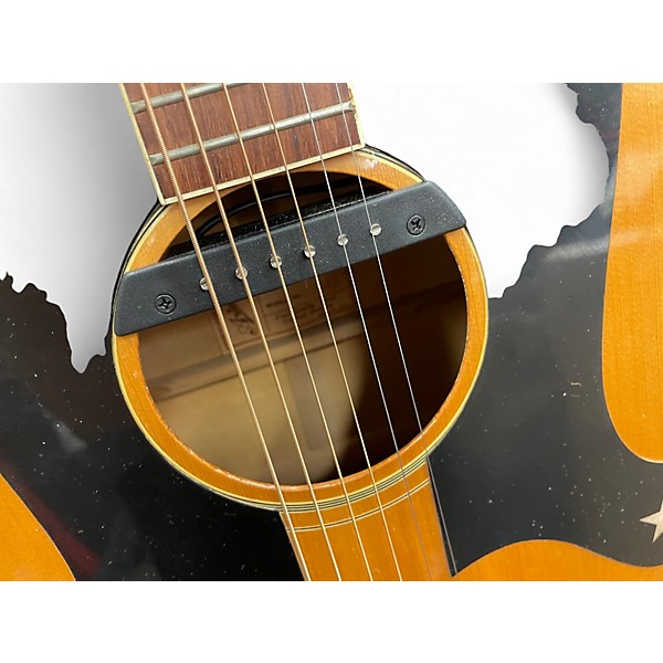 Vintage 1970s Aria AF255 Natural Acoustic Guitar