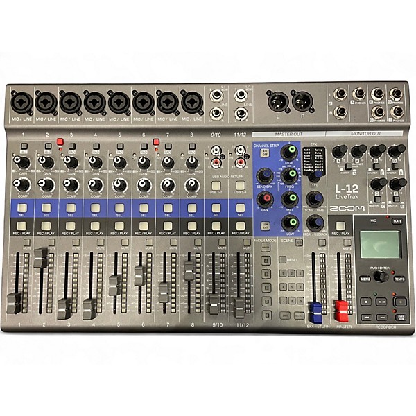 Used Zoom Livetrak L-12 Unpowered Mixer