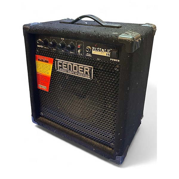 Used Fender Rumble 15 Bass Combo Amp