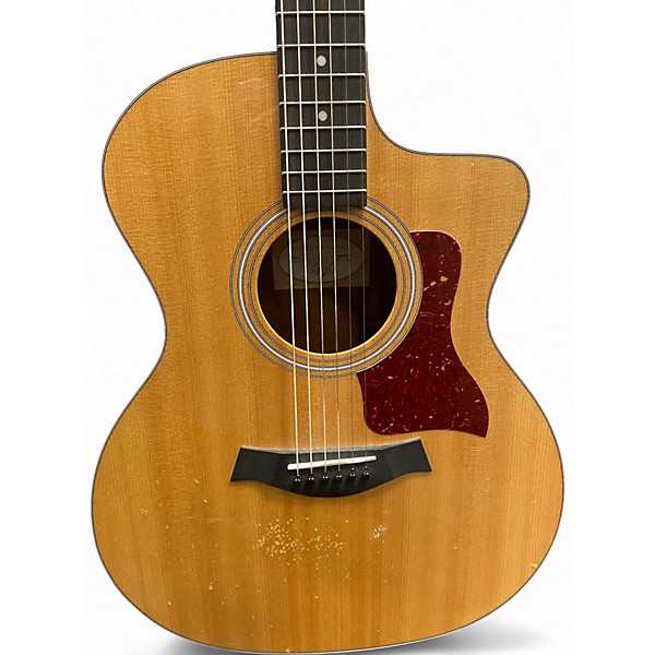 Used Taylor 214CE Natural Acoustic Electric Guitar