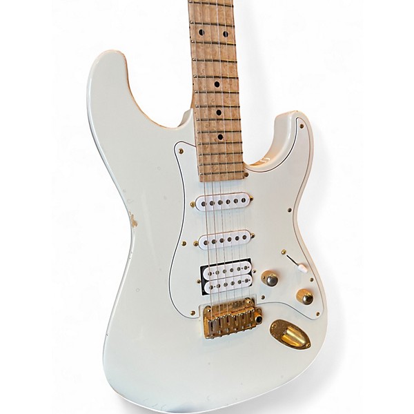 Used Gj2 Glendora White Solid Body Electric Guitar