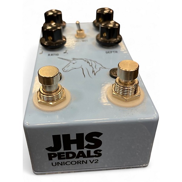 Used JHS Pedals Unicorn Uni-Vibe Photocell Modulator with Tap Tempo Effect Pedal