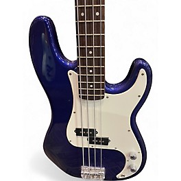 Used Squier p bass Sonic Blue Electric Bass Guitar