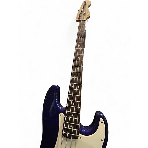 Used Squier p bass Sonic Blue Electric Bass Guitar