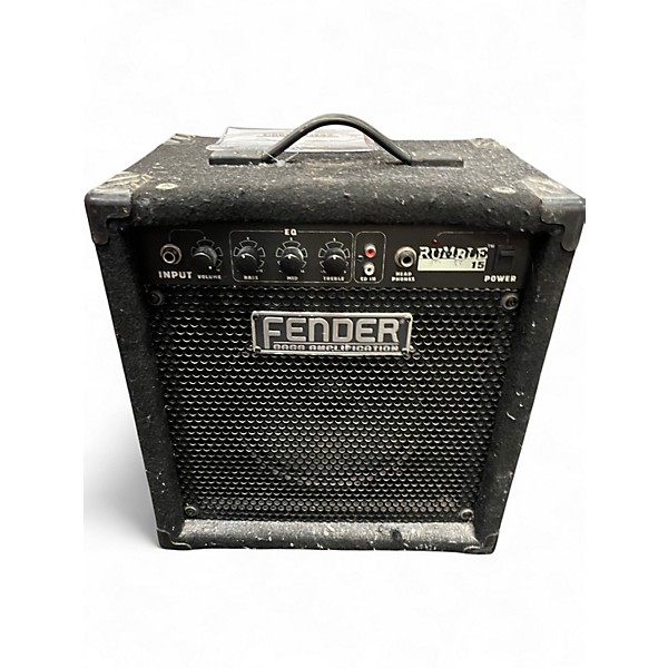 Used Fender Rumble 15 15W 1X8 Bass Combo Amp