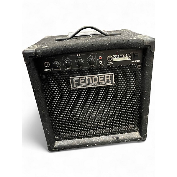 Used Fender Rumble 15 15W 1X8 Bass Combo Amp