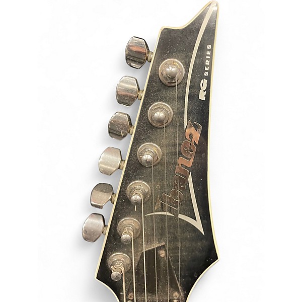 Used Ibanez RG4EXFM1 Trans Black Solid Body Electric Guitar