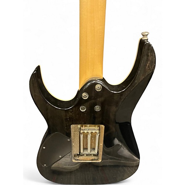 Used Ibanez RG4EXFM1 Trans Black Solid Body Electric Guitar