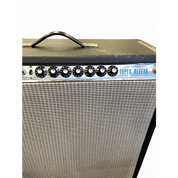 Vintage 1973 Fender Super Reverb 4x10 Tube Guitar Combo Amp