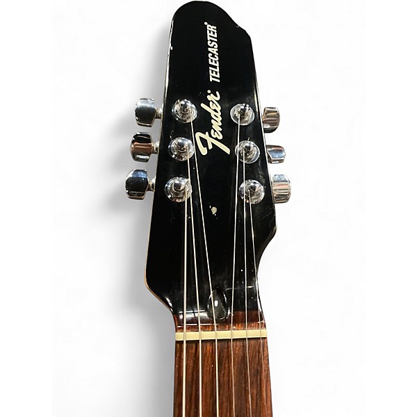 Used Fender John V Signature Telecaster Black Solid Body Electric Guitar