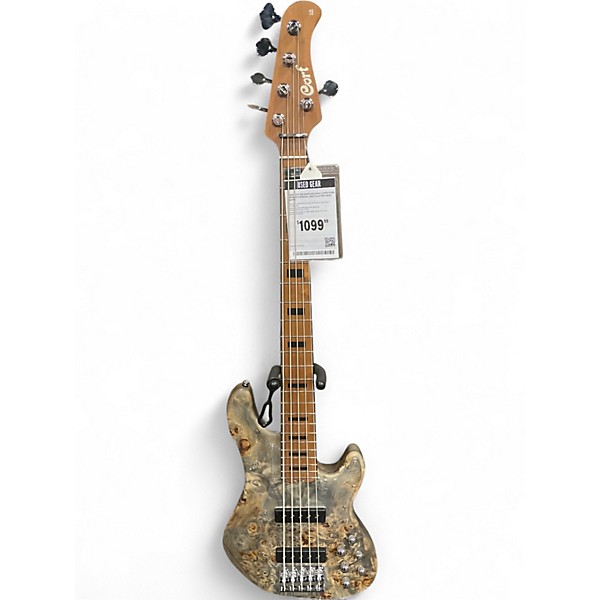 Used Cort GB SERIES MODERN 5 OPEN PORE VINTAGE CHARCOAL GRAY Electric Bass Guitar